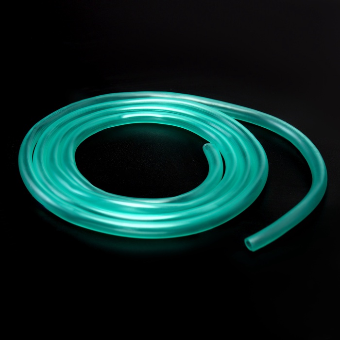 Трубка-шланг для компрессора силиконовая, Ø 4 мм, 1 м, зелёная - Фото 1
