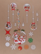 Наклейки на окна «Новогодние», 2 штуки, 35 х 50 см 10652677