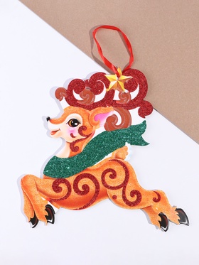 Ёлочная игрушка «Новогодний» олень, 22×24 см