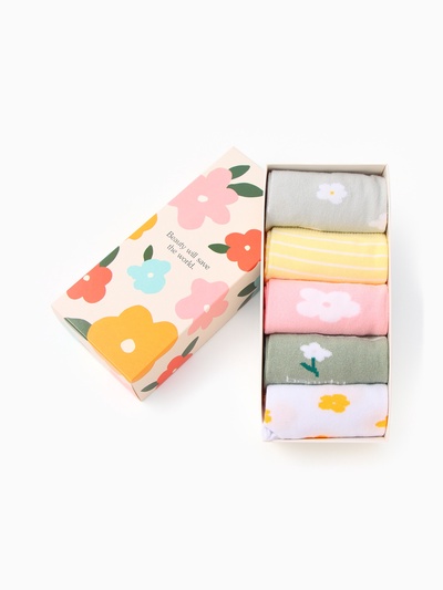 Носки женские KAFTAN Spring, набор 5 пар, размер 36-40 (23-25 см)