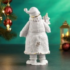Фигура «Дед Мороз вязаный большой», 20×12×8 см, белый с позолотой - Фото 3
