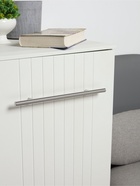 Ручка рейлинг ТУНДРА, облегчённая, d=12 мм, м/о 192/300 мм, внеш. ножка, цвет матовый никель - Фото 3