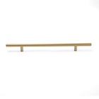 Ручка рейлинг ТУНДРА, облегчённая, d=12 мм, м/о 224/350 мм, внеш ножка, цвет золото - Фото 2