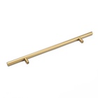 Ручка рейлинг ТУНДРА, облегчённая, d=12 мм, м/о 224/350 мм, внеш ножка, цвет золото - Фото 5