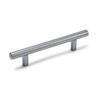 Ручка рейлинг ТУНДРА, облегчённая, d=12 мм, м/о 96/150 мм, внеш ножка, цвет графит - Фото 1