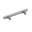 Ручка рейлинг ТУНДРА, облегчённая, d=12 мм, м/о 96/150 мм, внеш ножка, цвет графит - Фото 5