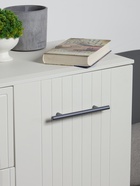 Ручка рейлинг ТУНДРА, облегчённая, d=12 мм, м/о 128/200 мм, внеш. ножка, цвет графит 10732775