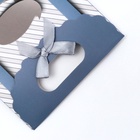 Подарочная коробка-пакет, упаковка с вырубной ручкой, "Мужчине" , 12 х 6 х 16 см (комплект 5 шт) - фото 32606595