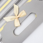 Подарочная коробка - пакет, упаковка с вырубной ручкой, «Прямые линии» , 19×9×27 см 10745993 Подарочная коробка - пакет, упаковка с вырубной ручкой, «Прямые линии» , 19×9×27 см 10745993