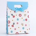 Подарочная коробка - пакет, упаковка с вырубной ручкой, «Летние цветы» , 14×6×21 см - Фото 2