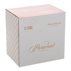 Набор посуды WY Paradise, 18 предметов, 6 тарелок d=25.5 см, 6 тарелок d=20.5 см, 6 глубоких тарелок d=23 см, фарфор, белый, розовый - Фото 7