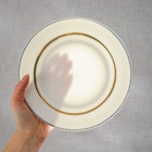 Тарелки WY Grace, d=25.5 см, набор 2 шт., фарфор, белые - Фото 3