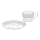 Чайный сервиз WY Eternal, 12 предметов, кружка 250 мл 6 шт, блюдце 6 шт, фарфор - Фото 4