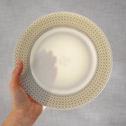 Тарелки WY Eternal, d=25.5 см, обеденные, набор 2 шт., фарфор, белые - Фото 3