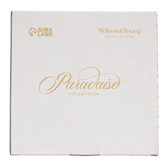 Тарелки WY Eternal, d=25.5 см, обеденные, набор 2 шт., фарфор, белые - фото 115605051