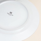 Тарелка новогодняя SL Home «Прекрасное время», постановочная, d=27 см, фарфор, белая, красная - Фото 4