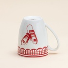 Кружка новогодняя SL Home «Прекрасное время», 400 мл, 9×10 см, фарфор, белая - Фото 4