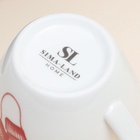 Кружка новогодняя SL Home «Прекрасное время», 400 мл, 9×10 см, фарфор, белая - Фото 5