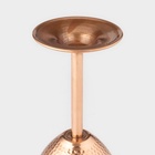 Бокал медный, 230 мл, d=8 см, h=17 см, чеканка, 1 сорт - Фото 4