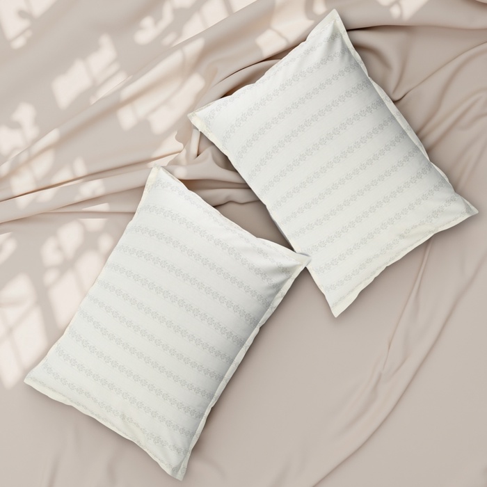 Набор наволочек SL Home Floral pattern 50*70+3 см - 2 шт, сатин, 140 гр/м2, 100% хлопок - Фото 1