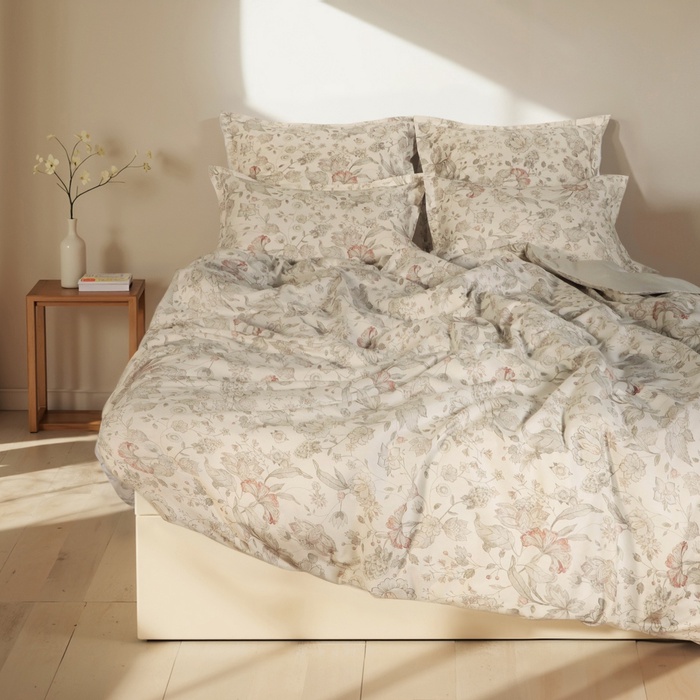 Пододеяльник SL Home Flower glade 150*220 см, сатин, 140 гр/м2, 100% хлопок - Фото 1