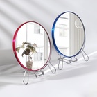 Зеркало настольное, с увеличением х2, настенное, двустороннее, 20×24 см, (d=18.5 см), МИКС - Фото 5
