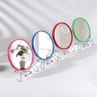 Зеркало настольное, с увеличением х2, круглое, настенное, двустороннее, 14.5×17 см, (d=13.5 см), МИКС - Фото 5