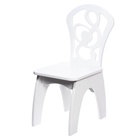 Стул детский «Скрипичный ключ», с фрезерованной спинкой, МДФ, цвет белый - Фото 1