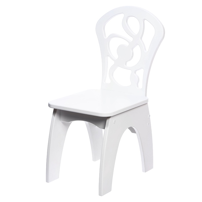 Стул детский «Скрипичный ключ», с фрезерованной спинкой, МДФ, цвет белый - Фото 1