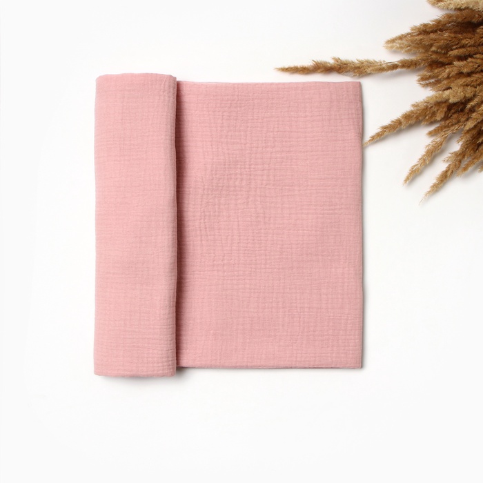 Пелёнка двухслойная «Крошка Я» Strawberry, 130×100 см, хлопок 100% - Фото 1