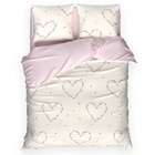 Постельное бельё евро «Этель. Флирт», бязь - Фото 1