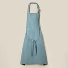 Фартук кухонный женский на завязках SL HOME Olive, 95×140 см, 100% лён, 200 г/м² - Фото 1