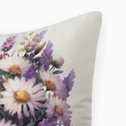 Подушка декоративная «Этель. Майский букет», 40×40 см, велюр - Фото 2