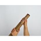 Бумага в тубусе крафтовая в рулоне «Снежинки», 0.68 × 7 м - Фото 6