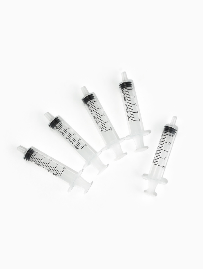 Шприц парфюмерный, 5 мл, фасовка - 5 шт., прозрачный - Фото 1