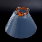 Ветеринарный воротник с креплением на ошейник, ОШ 14-34 см, высота 20 см, без ошейника - Фото 7