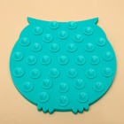 Коврик для лизания на присосках 15×16 см, зелёный - Фото 2