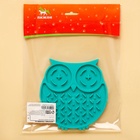 Коврик для лизания, 15×16 см, на присосках, зелёный  (артикул 10767065)  большой выбор товаров оптом и в розницу по низким ценам с доставкой