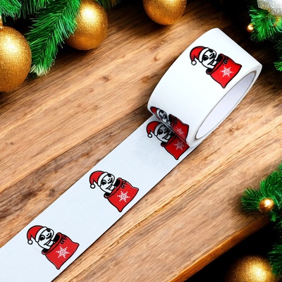 Скотч новогодний с логотипом «Новогодняя Змея» 48×45 м, 45 мкм