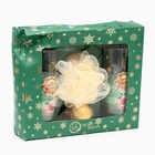 УЦЕНКА Новогодний подарочный набор косметики «Зимняя вьюга», с ароматом мандарина и корицы. Зеленая серия - Фото 7