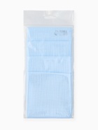 Платки носовые детские «Крошка Я» Ocean 20×20 см - 5 шт., муслин, 100 % хлопок, голубые - Фото 5