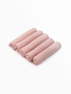 Набор платочков «Крошка Я» Strawberry cream, 20×20 см-5 шт., муслин, хлопок 100% - Фото 7