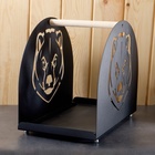 Дровница с ручкой "Медведь" 500*300*410 - фото 27747597