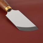 Шорный нож для работы с кожей Premium, скошенный, 18×3.5 см - Фото 2