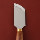 Шорный нож для работы с кожей Premium, скошенный, 18×3.5 см - Фото 4