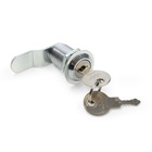 Замок почтовый ТУНДРА LC4, 17×30×50 мм, 2 английских ключа, хром - Фото 1