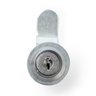 Замок почтовый ТУНДРА LC4, 17×30×50 мм, 2 английских ключа, хром - Фото 3