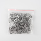 Основа для брелока d25мм с цепочкой (фас 100шт цена за шт) плоское металл серебряный 10495434