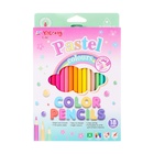 Карандаши 18 цветов, треугольные, деревянные, Пастель, в картонной коробке, МИКС - Фото 7