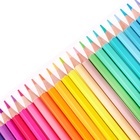 Карандаши 24 цвета, в картонной коробке, шестигранные, деревянные, Пастель, МИКС - Фото 4